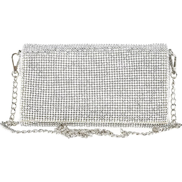 Verde Dámska listová kabelka 01-1646 Silver 66591105