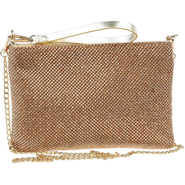 Verde Dámska listová kabelka 01-1647 Light Gold 66591969