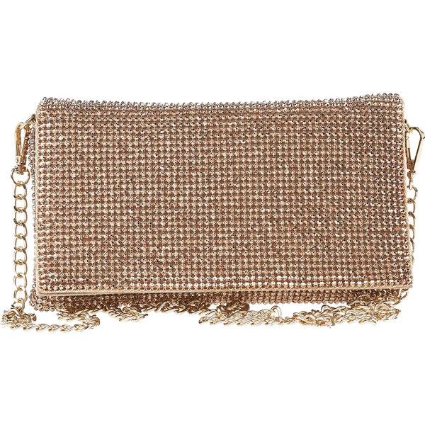 Verde Dámska listová kabelka 01-1646 Light Gold 66585505