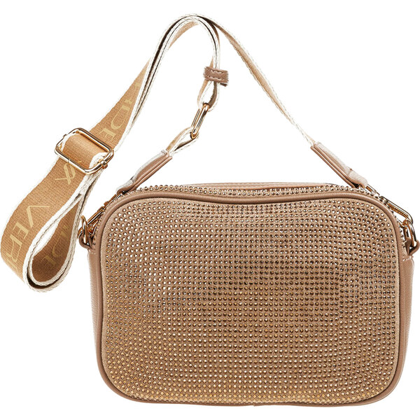 Verde Dámska crossbody kabelka 16-7177 Taupe 66591111