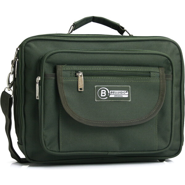 Pánska taška cez rameno khaki- Bellugio F531 Khaki 59060632