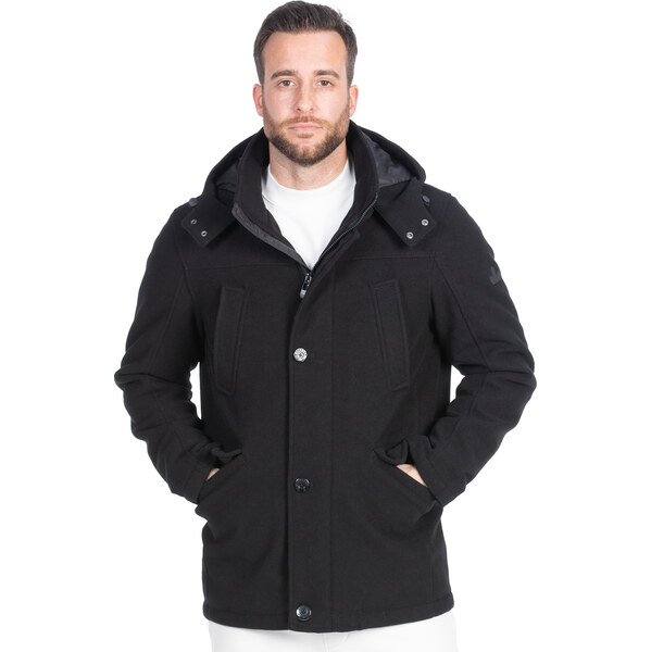 Pánsky čierny flaušový krátky kabátik NEW CANADIAN 58384127