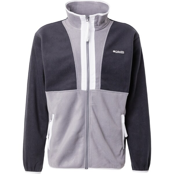 COLUMBIA Funkčná flisová bunda Backbowl II svetlosivá / čierna / biela 58393929