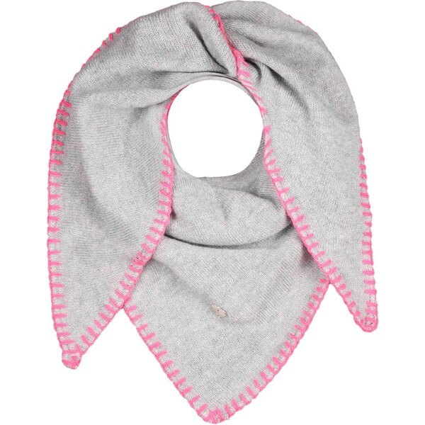 Zwillingsherz Šatka sivá melírovaná / ružová 58404486
