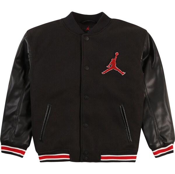 Jordan Prechodná bunda červená / čierna / biela 58436260