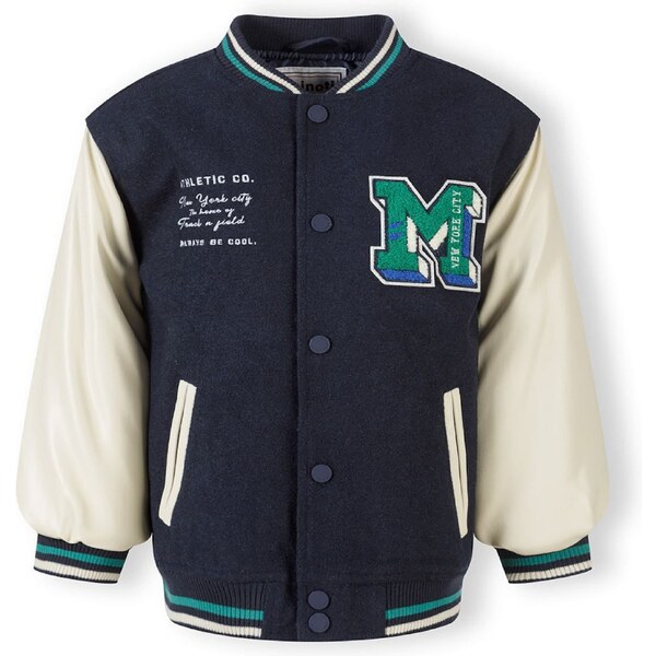 MINOTI Prechodná bunda nebielená / modrá / tmavomodrá / zelená 58403927