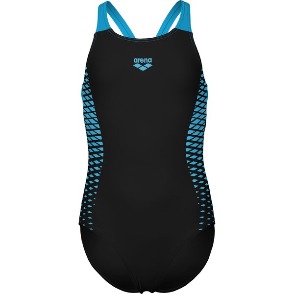 ARENA Jednodielne plavky OPENINGS tyrkysová / čierna 58403702