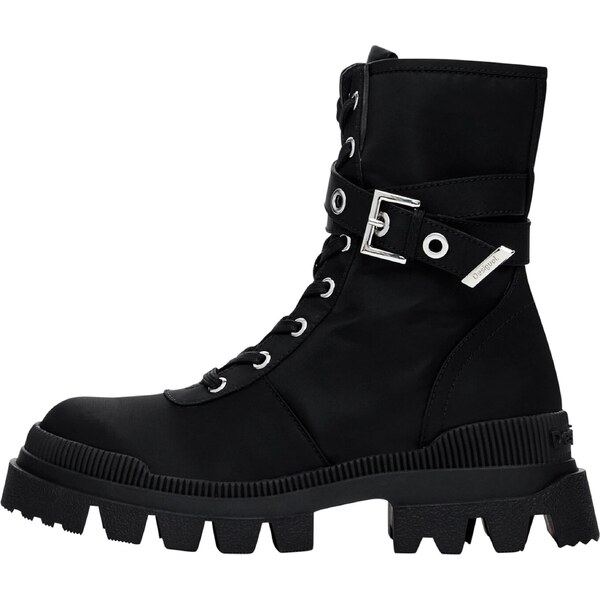 Desigual Šnurovacie členkové čižmy čierna 58445666