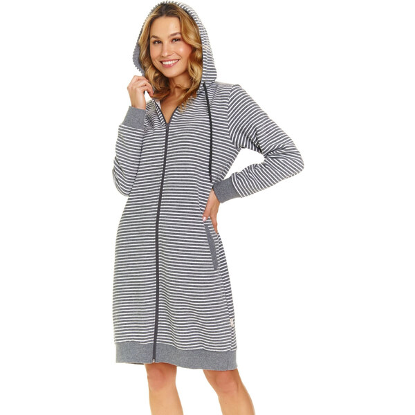 Dámsky župan 5246 tmavosivý - Doctornap 58414388