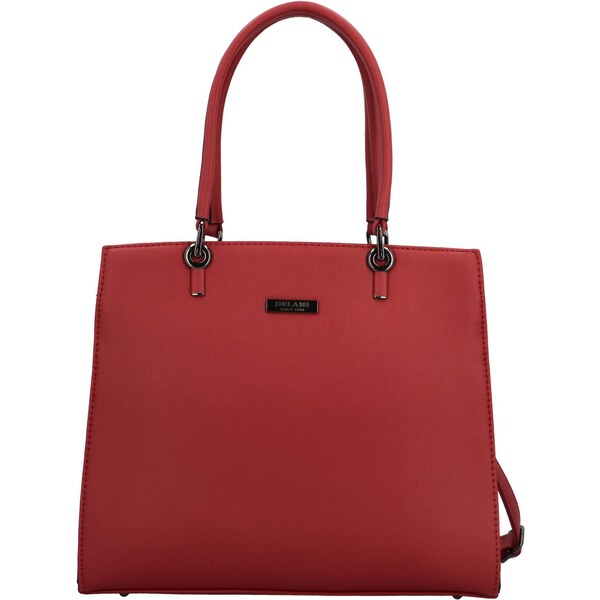 Dámska kabelka do ruky tmavočervená - Delami Aviana červená 58447696