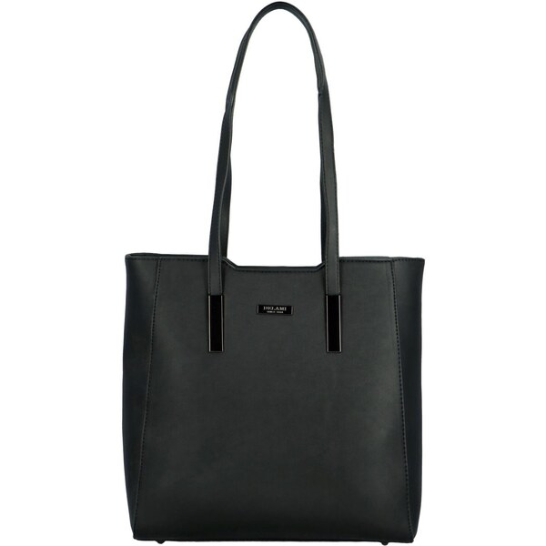 Dámska kabelka na rameno čierna - Delami Luxe Charm čierna 58447725