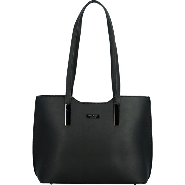 Dámska kabelka na rameno čierna - Delami Velvet Aura čierna 58473296