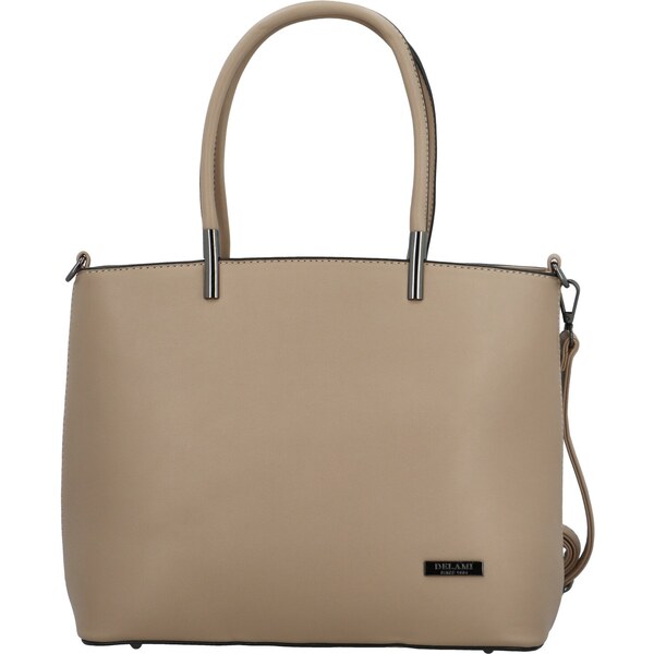 Dámska kabelka na rameno taupe - Delami Aurora taupe 61533732