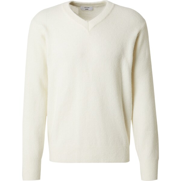 DAN FOX APPAREL Sveter Bela šedobiela 58412985