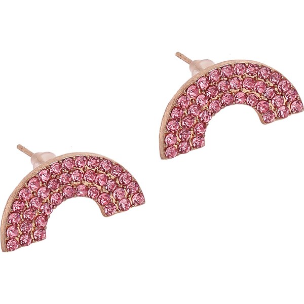 SOHI Náušnice Deeann zlatá / červená 63146308