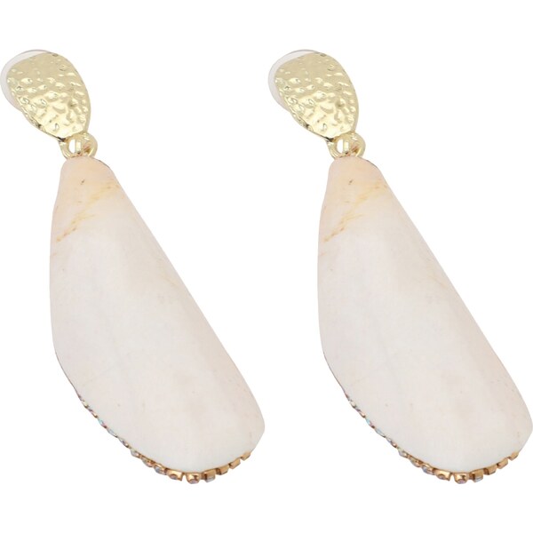 SOHI Náušnice zlatá / ružová 58412203