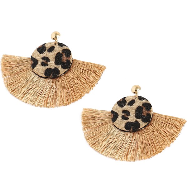 SOHI Náušnice Joetta hnedá / zlatá 63146324