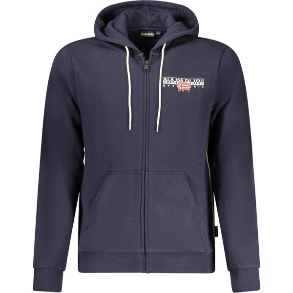 Pánska mikina Napapijri na zips modrá 64707243