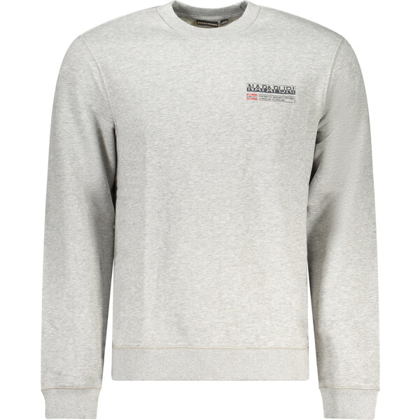 Pánska mikina Napapijri bez zipsu sivá 64712460