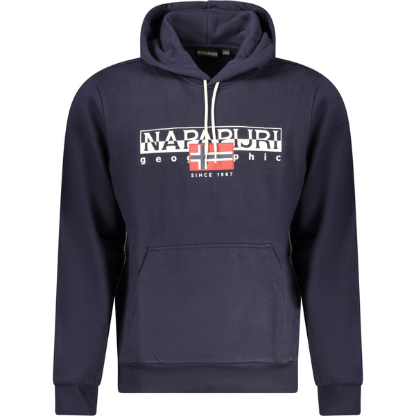 Modrá mikina Napapijri s kapucňou 64711211