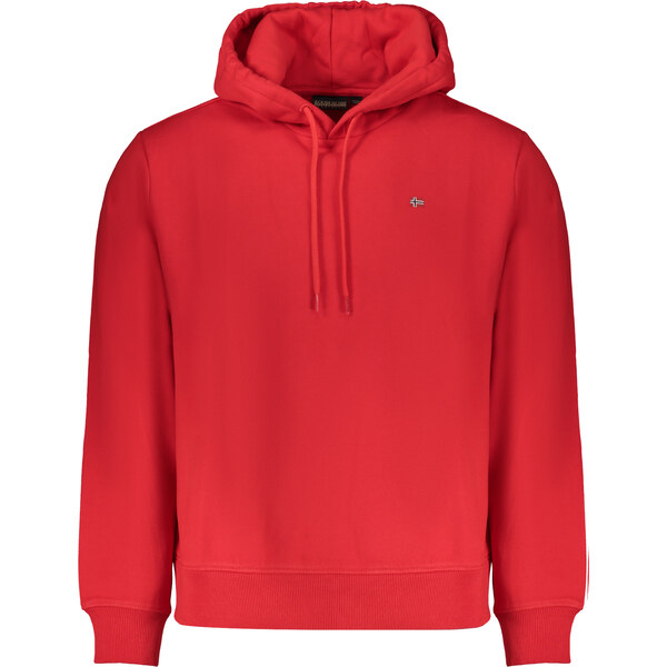 Červená pánska mikina Napapijri bez zipsu 64709732