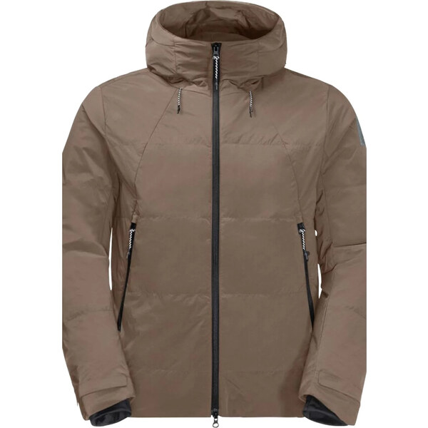 Hnedá pánska zimná bunda Jack Wolfskin Bike Commute Ins Jkt M 1206961 58415344