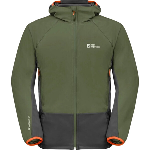 Tmavozelená pánska bunda Jack Wolfskin Eagle Peak II Jkt M 1306912 58415360
