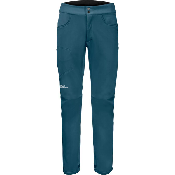Tmavomodré pánske turistické nohavice Jack Wolfskin Morobbia Pants M 58415371