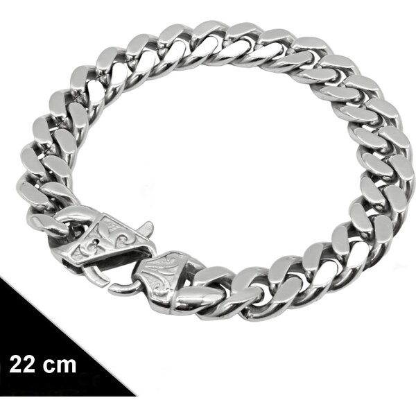 CITY STORM Strieborný náramok Eliot z chirurgickej ocele - 22 cm 66889472