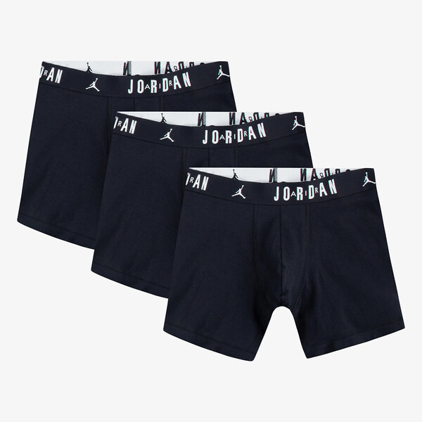 Boxerky Jordan Flight Cotton Core 3-Pack Boxer Brief Black XXL 58420640