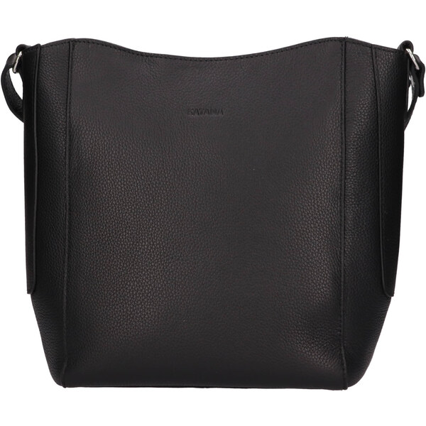 Kožená dámska crosbody kabelka Katana Carole - čierna 58430250