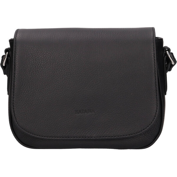 Kožená dámska crosbody kabelka Katana Alix - čierna 58430256