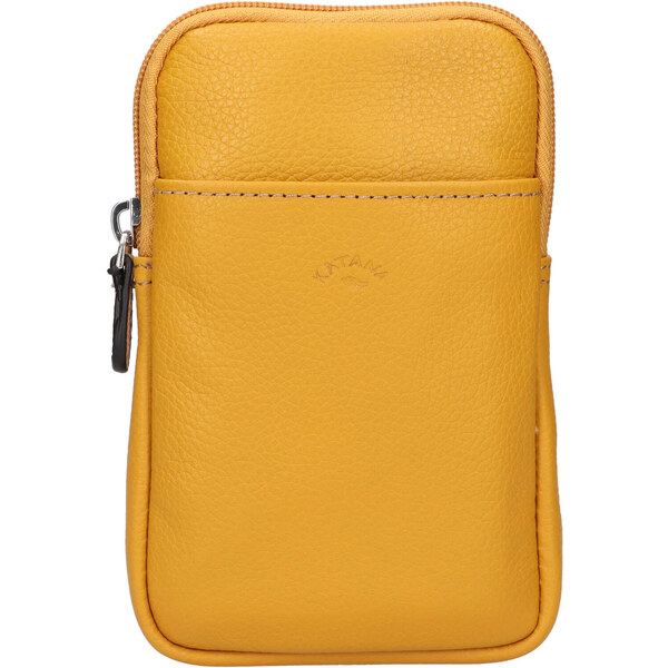 Dámska kožená kabelka na mobil a doklady Katana Anastesa - žltá 58430258