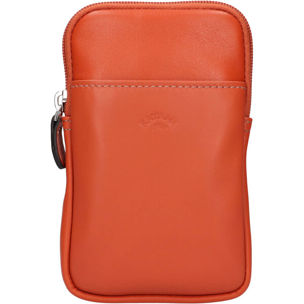 Dámska kožená kabelka na mobil a doklady Katana Anastesa - oranžová 58430259