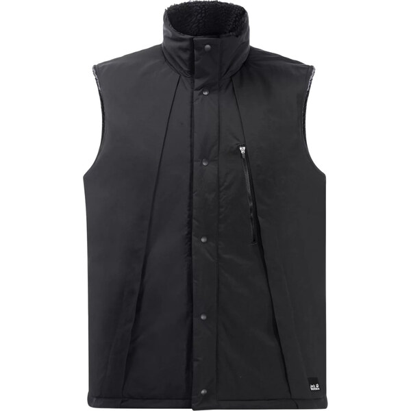 Čierna pánska obojstranná vesta Jack Wolfskin Alex Vest M 1307421-6350 58431516
