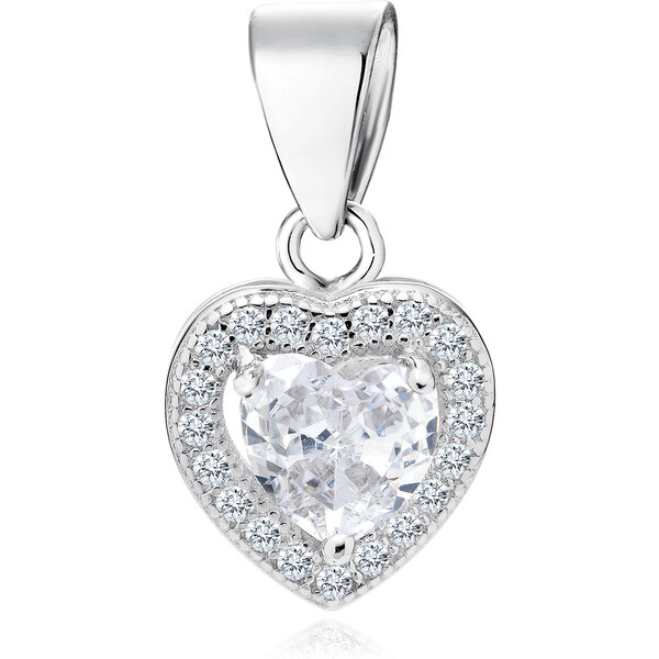 Olivie Strieborný prívesok SRDIEČKO 1774 9398964