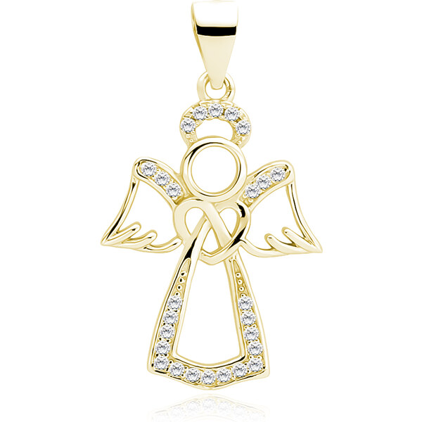 Olivie Strieborný prívesok ANJEL GOLD 4340 19728456