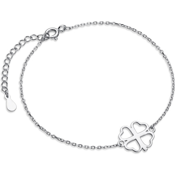 Olivie Strieborný náramok ŠTVORLÍSTOK 3664 16605132