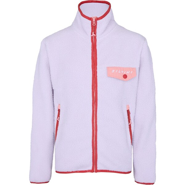 Detská fleecová mikina Silvini Ortisei ružová 58441814