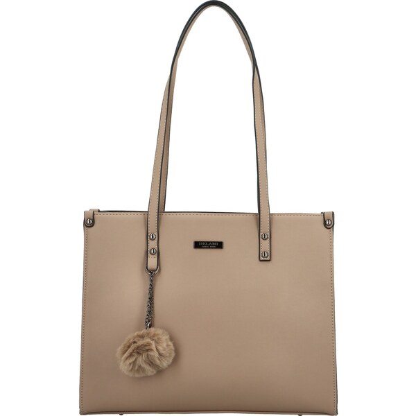 Dámska kabelka na rameno taupe - Delami Sabin taupe 58493760