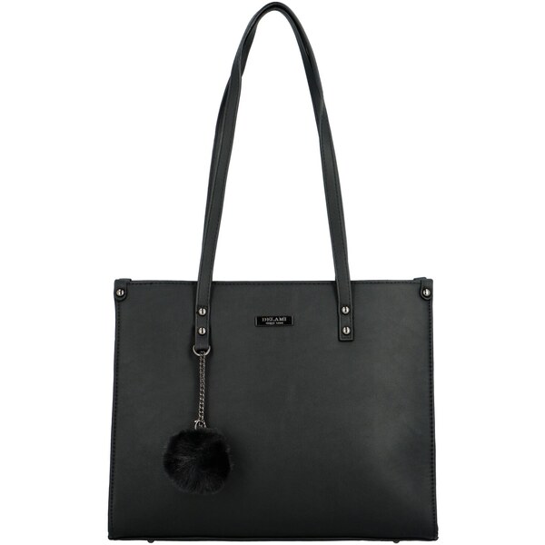 Dámska kabelka na rameno čierna - Delami Sabin čierna 58493754