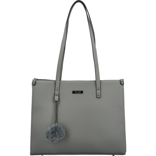 Dámska kabelka na rameno šedá - Delami Sabin šedá 58493756