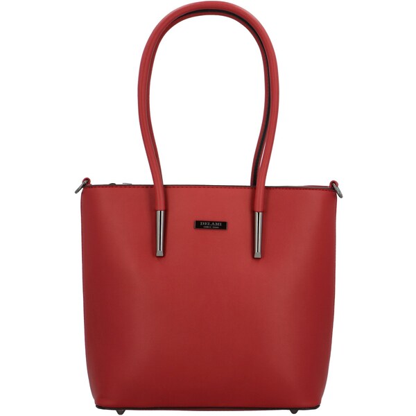 Dámska kabelka na rameno tmavo červená - Delami Ginnie červená 58493777