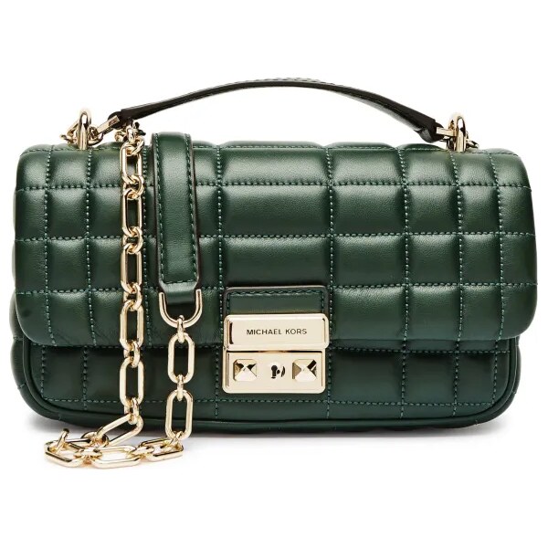 Michael Kors Kožená kabelka na rameno Tribeca 58448859