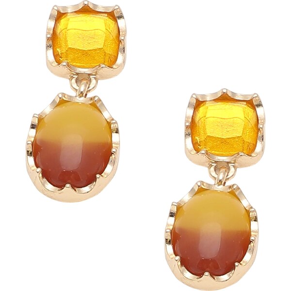 SOHI Náušnice Gianna Bc žltá 63146299