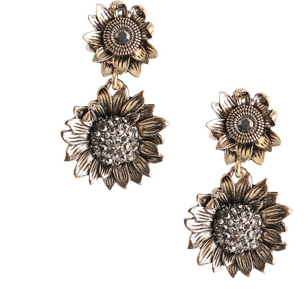 SOHI Náušnice Josslyn zlatá / strieborná 63146458