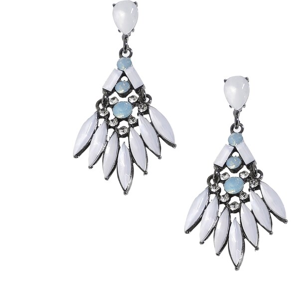 SOHI Náušnice modrá / strieborná 63146459