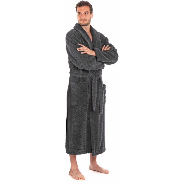 Pánsky župan Athena 2116 anthracite - Vestis 59748180