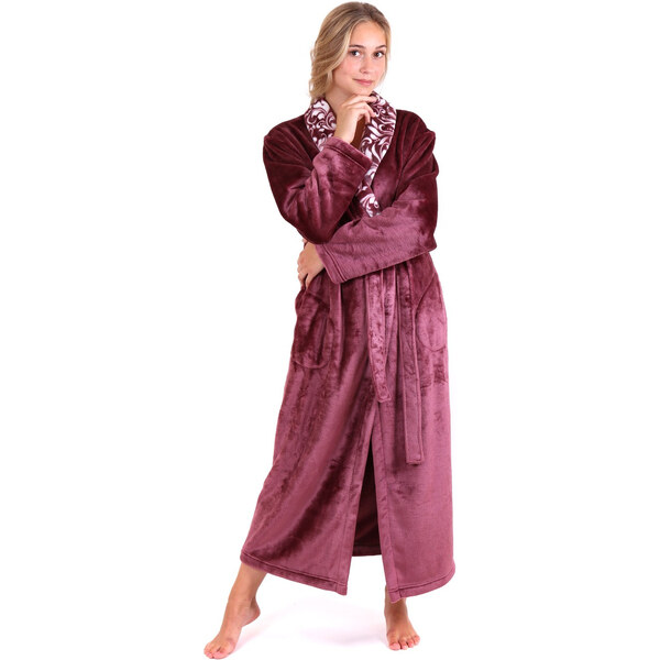 Dámsky župan Flora 2556 4853 mauve wine - Vestis 60298194