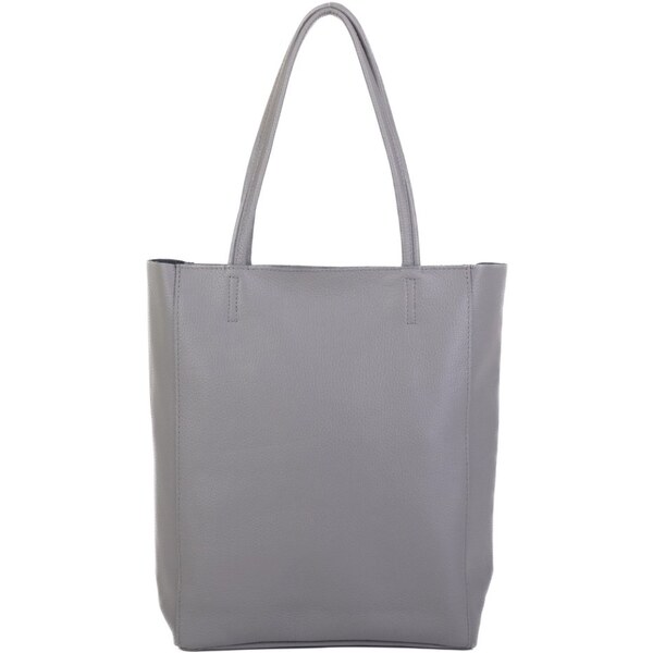 Segali Dámska kožená taška NADJA sivá 58454360